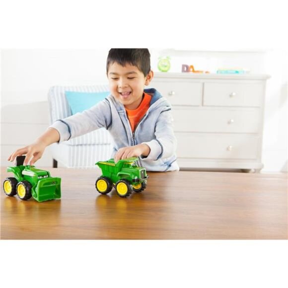 Sandbox Toys - Includes Dump Truck Toy and Tractor Toy with Loader, Kids Toys - Picture 4 of 8